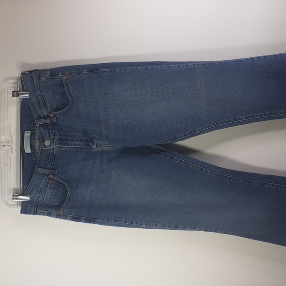 Levi's 515 Bootcut Blue Jeans Size 8 Medium Factory Faded - Picture 6 of 16